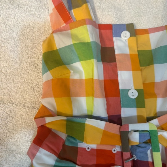 Christopher John Rogers Multi-Colored Midi Dress With Pockets Size 4 - Picture 6 of 12